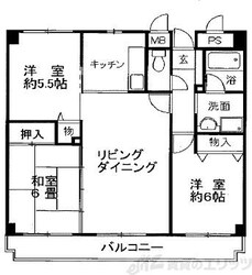 エスポワール真砂の物件間取画像